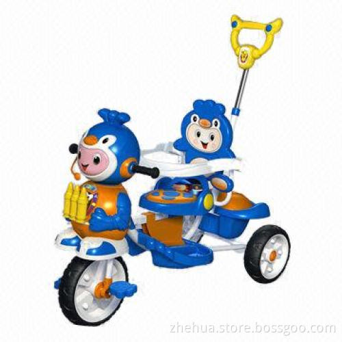Children's Tricycle with Music and Canopy